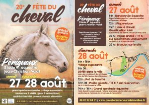 Fête du Cheval 2016 Flyer A5 Recto-verso